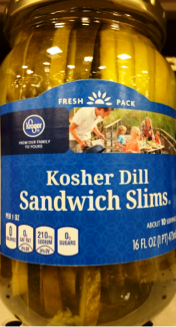 Kosher Dill Sandwich Slims 16oz